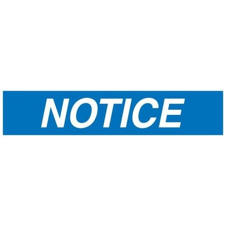 ANSI NOTICE HEADER 2 In X 9 In ADHESIVE MRHH820XV